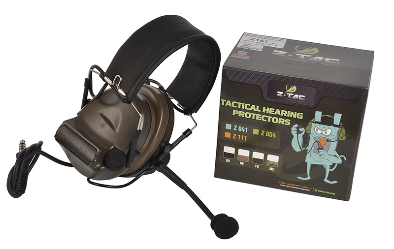 Z Tactical Comtac II Softair Peltor гарнитура без функции шумоподавления Коммуникационный наушник Ztac страйкбол наушники Z151