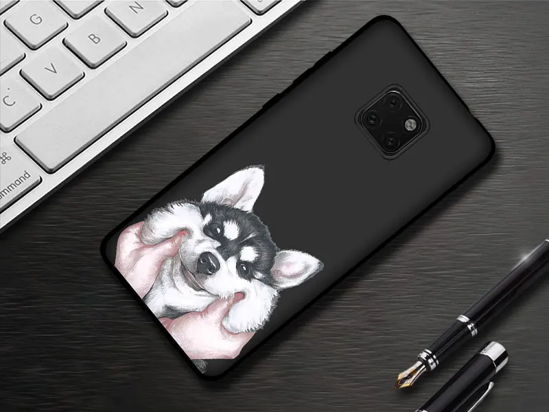 JURCHEN, мягкий силиконовый чехол для huawei mate 20 Pro, чехол с милым рисунком, тонкая задняя крышка для huawei mate 20 Pro 20 X 20X, чехол для телефона