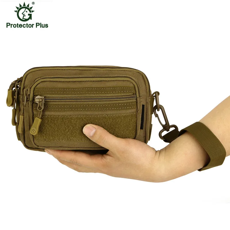 Multipurpose Small Messenger Bag Men Nylon Waterproof Waist Pack Army Fans Camouflage | Багаж и сумки