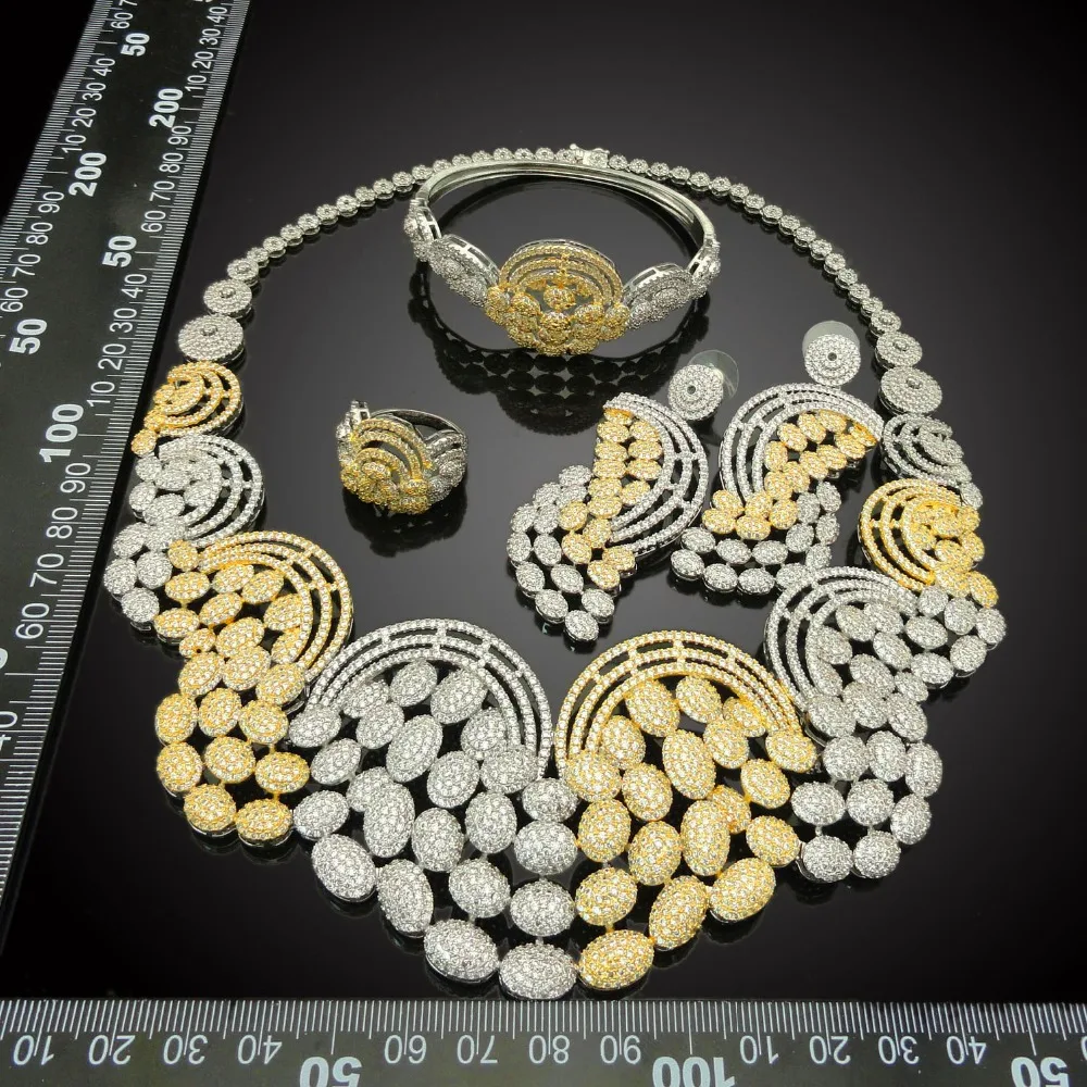 2018 уникальный дизайн Дубай Fine Jewelry в африканском стиле нигерийские Свадебные