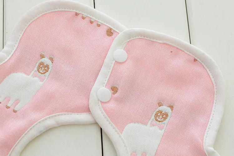 360 Degree Rotation Baby Bibs 6 Layers Gauze Soft Newborn Infant Burp Saliva Towel Kids Bandana Cloths | Детская одежда и обувь