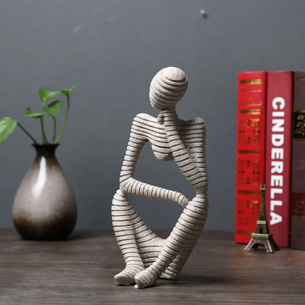 Статуя абстрактитель из смолы в европейском стиле популярная статуя с помпоном