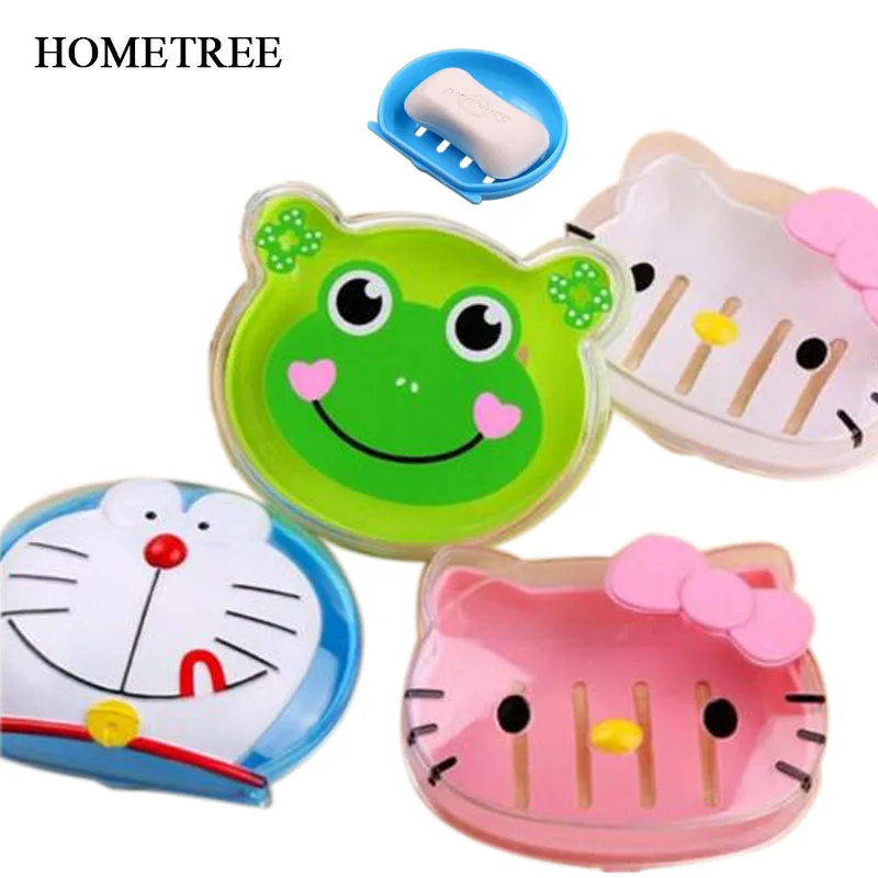 HOMETREE модная Милая Коробка для мыла с мультяшным медведем набор аксессуаров дома