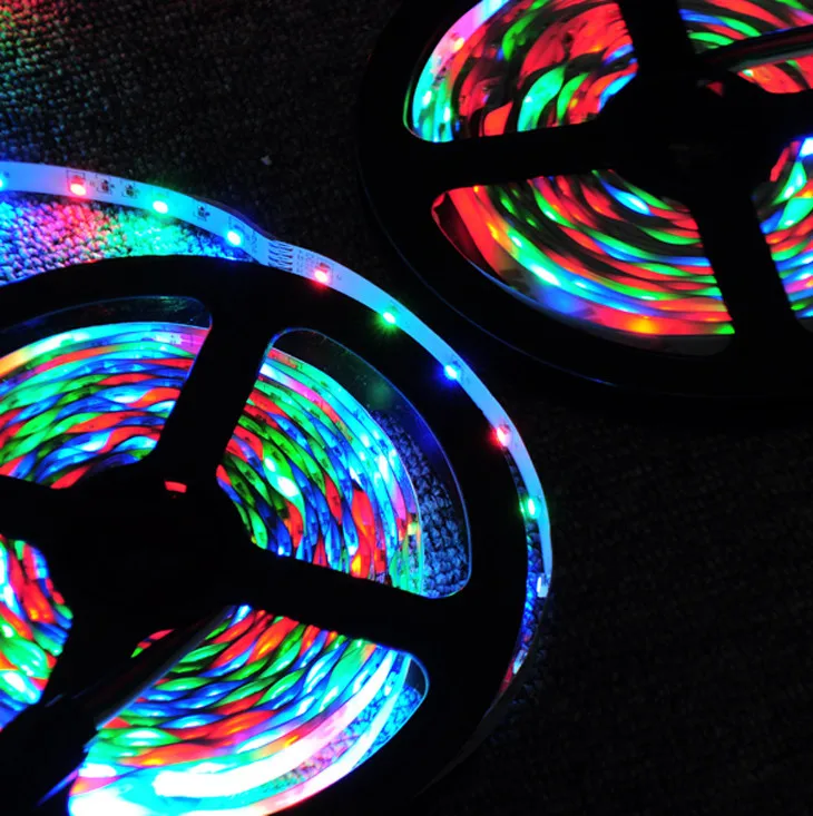 Гибсветильник Светодиодная лента 10 м RGB 300 LED 3528 SMD 2x5 12 В 60 светодиодный одов/м