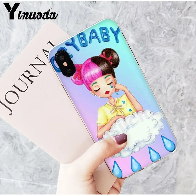 Yinuoda Мелани Мартинес Cry baby узор ТПУ мягкий чехол для телефона для Apple iPhone 8 7 6 6S Plus X XS MAX 5 5S SE XR мобильные телефоны