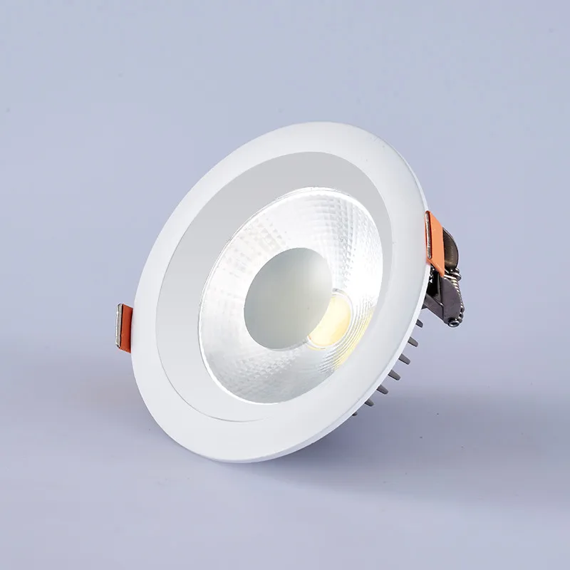 Фото Ultra Bright Round White Shell LED Downlight 10W 15W 20W 30W Aluminum AC85-265V Down Light Ceiling Recessed Spot Лампы и освещение Ultra Bright Round White Shell LED Downlight 10W 15W 20W 30W Aluminum AC85-265V Down Light Ceiling Recessed Spot Лампы и освещение