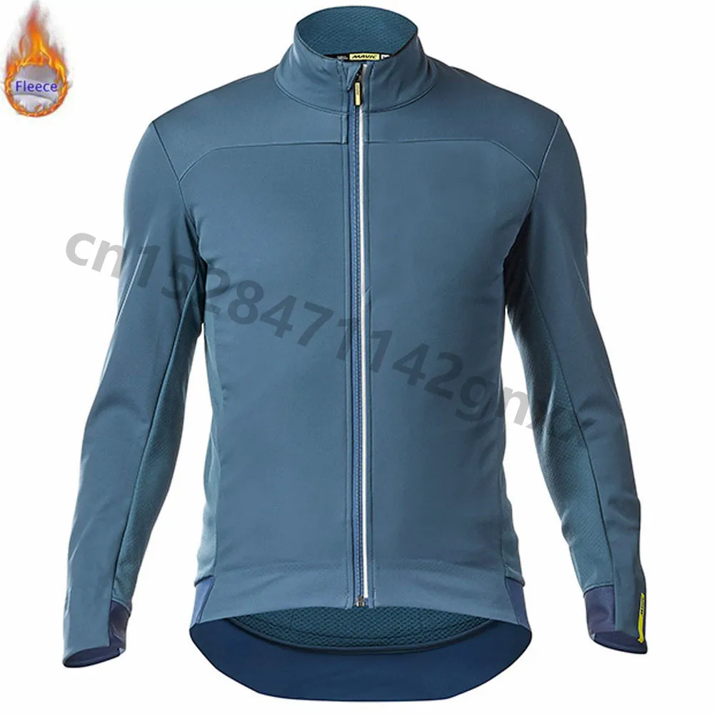 Для велоспорта Mavic Jersey Mens pro team зимний термальный флисовый комплект с длинными рукавами MTB велосипедный костюм, трико Ropa Ciclismo Hombre - Цвет: 5