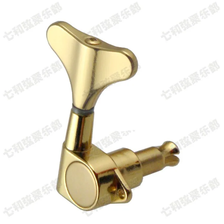 Золотые электрические колышки для настройки бас гитары 2L2R тюнеры машинная