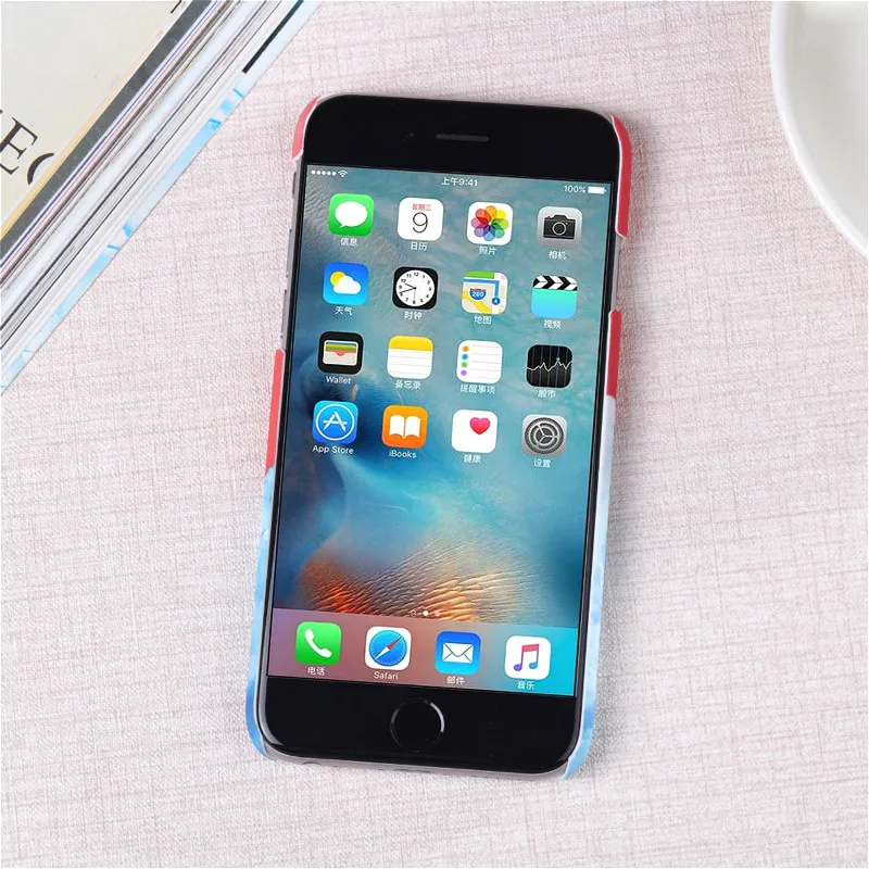 Винтаж небо облако Moon жесткий Пластик чехол для Apple iPhone 6 6S плюс телефон тонкий
