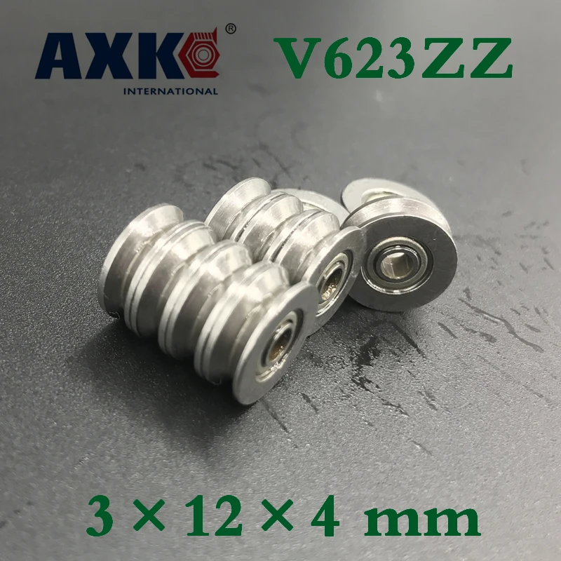 Axk V623zz 623vv 623 V паз глубокий шаровой подшипник 3x12x4 мм следы ходьба направляющие