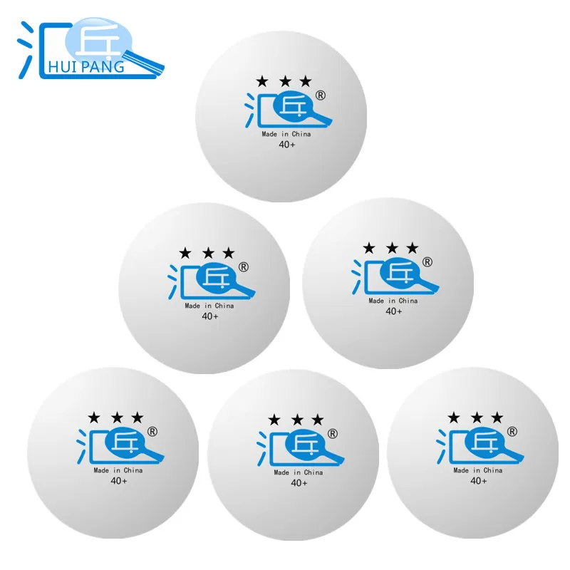 100 balls white HUIPANG 3 звезды мяч для настольного тенниса 40+ материал 100 шт мячи для пинг-понга оранжевые/белые мячи для настольного тенниса - Цвет: 100 balls white