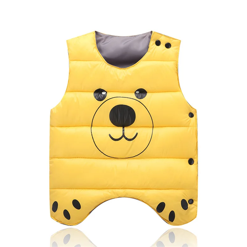Детский жилет с рисунком ангела хлопковая верхняя одежда для мальчиков и девочек