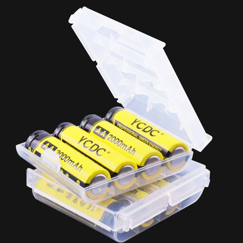 Чехол 4X 8X 12X 16X 20X HI CAPACITY с аккумулятором AA 2000MAH 1 2 V HR6 Ni MH перезаряжаемый аккумулятор