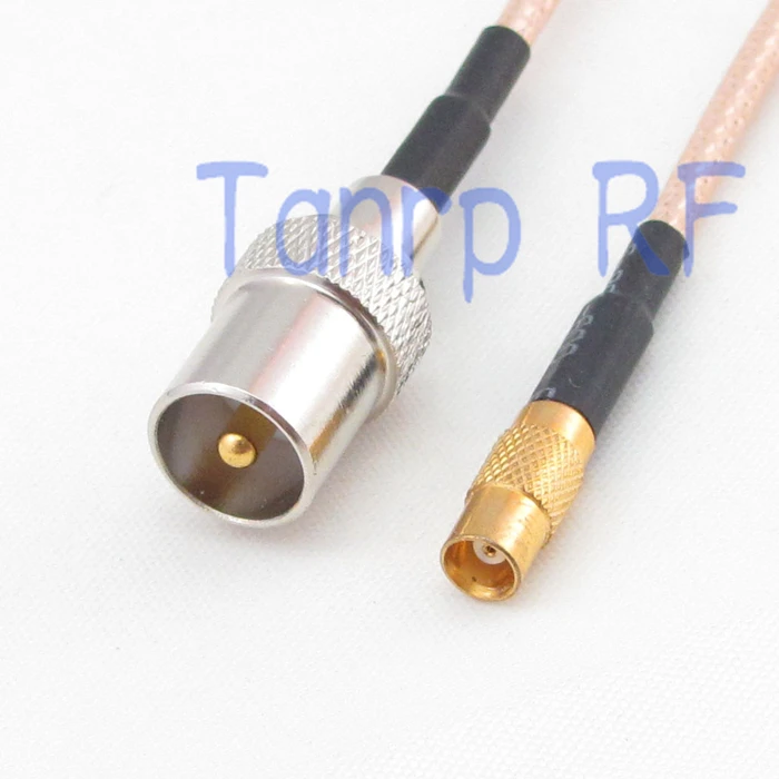 12 дюймовый ТВ штекер к MCX гнездовой разъем RF адаптер соединитель 30 см