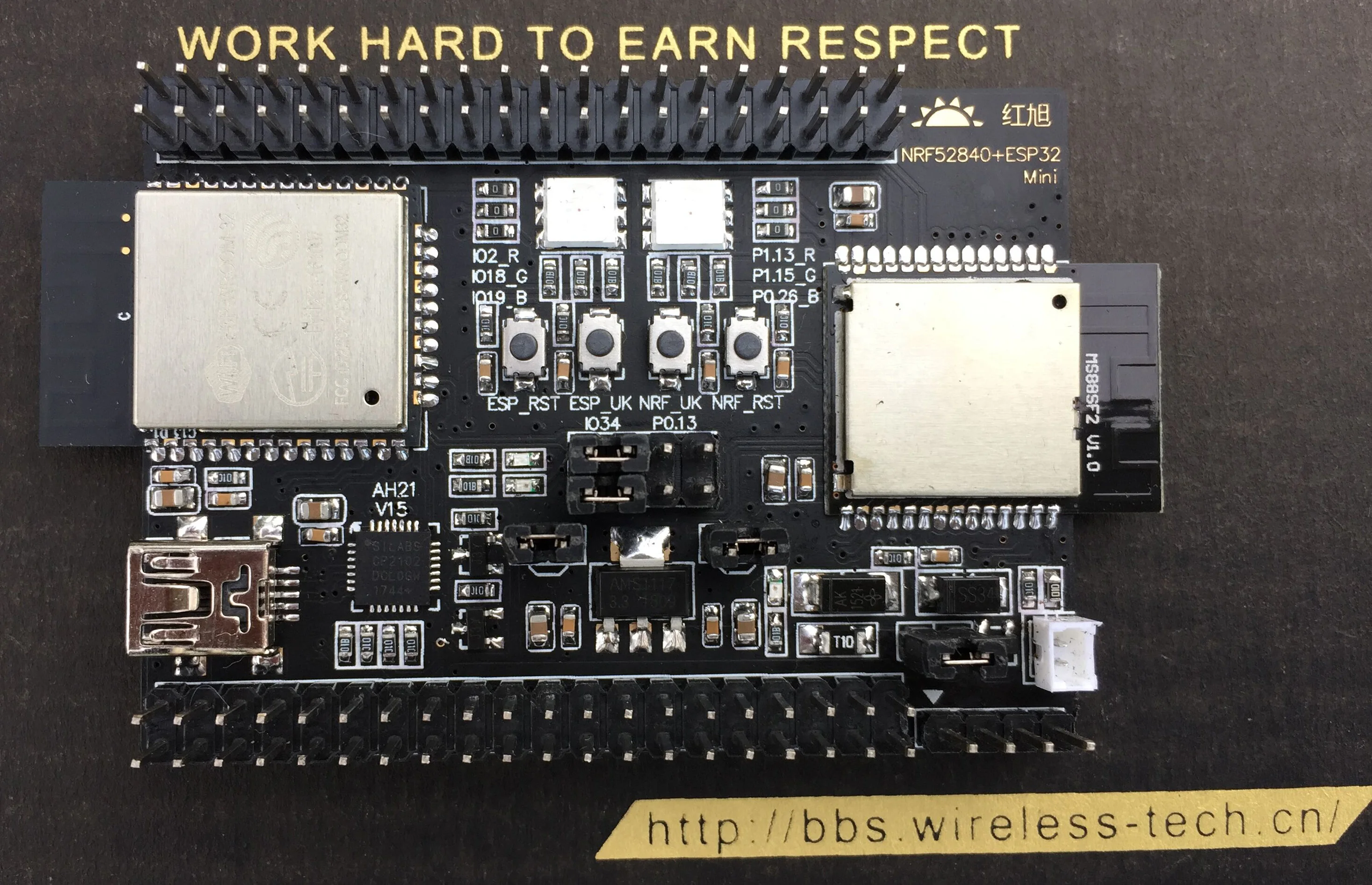 

Nrf52840 Development Board Supports ZigBee/BLE5.0/Thread/SIG Mesh