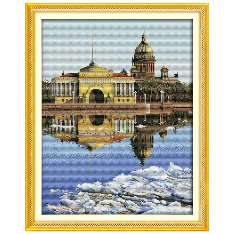 Набор для вышивки крестиком St. Petersky (2) набор рукоделия 11CT 14CT ландшафтный крестом