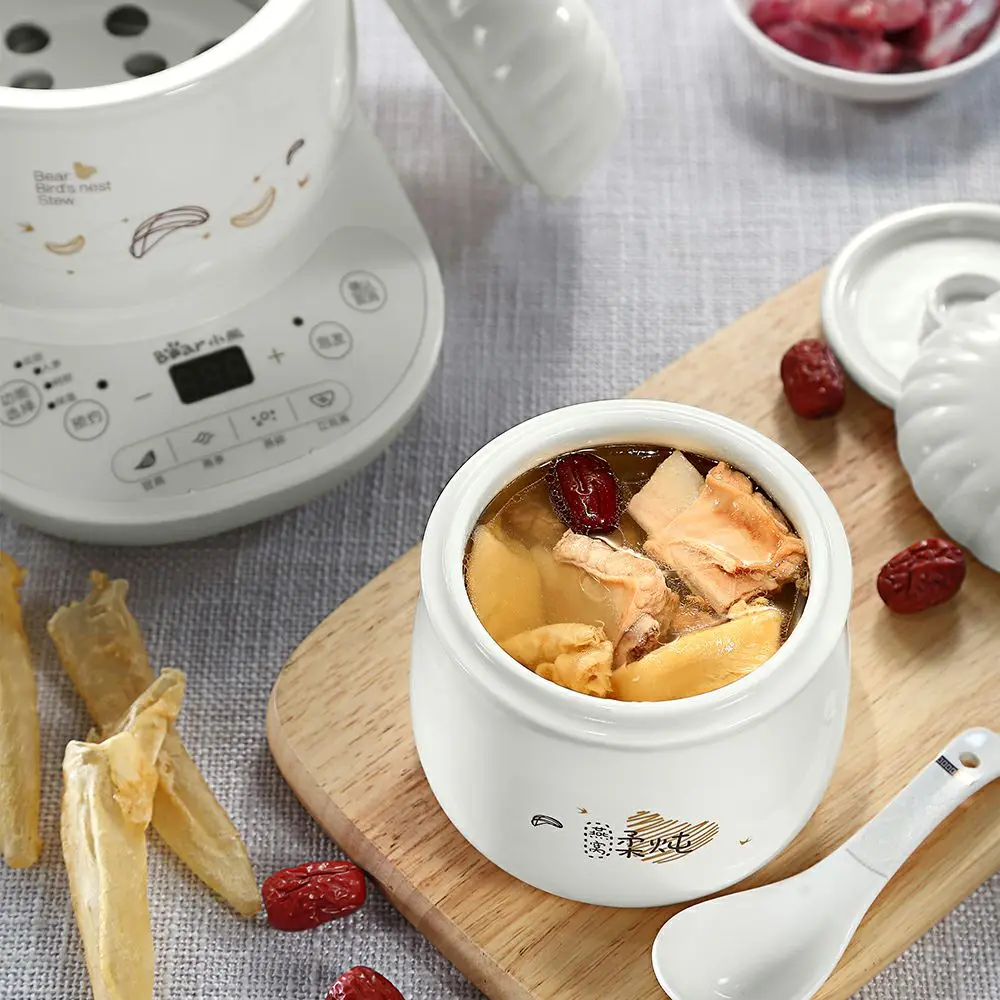 

220V Multi Electric Stew Bird Nest Stewing Pot Special Automatic Mini Ceramic Water Stew Intelligent Electric Cooker EU/AU/UK/US