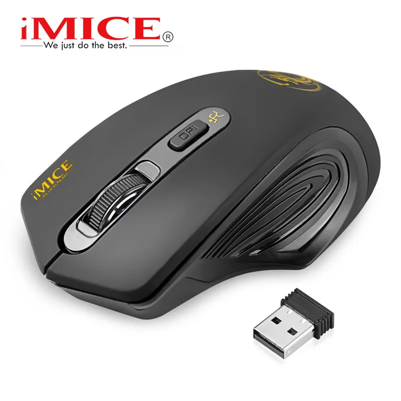 Беспроводная мышь iMICE USB 2000DPI Регулируемая оптическая компьютерная с приемником 3