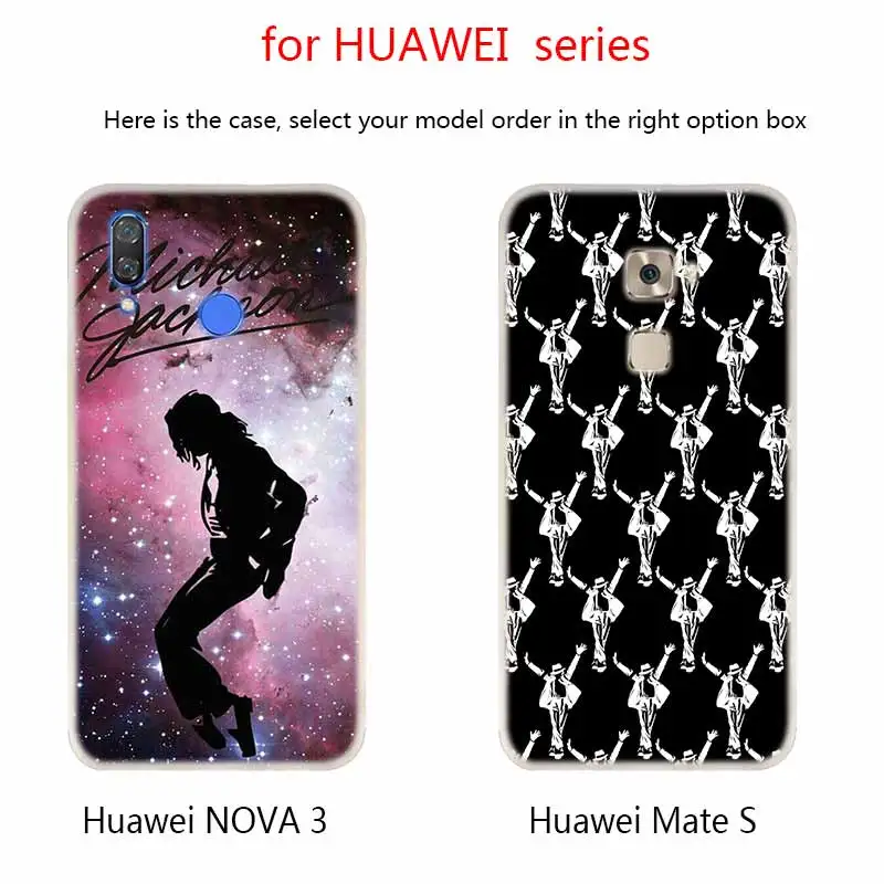 Прозрачный чехол Майкла Джексона мягкие силиконовые чехлы для Huawei Mate 10 Lite 20 Pro 20X S