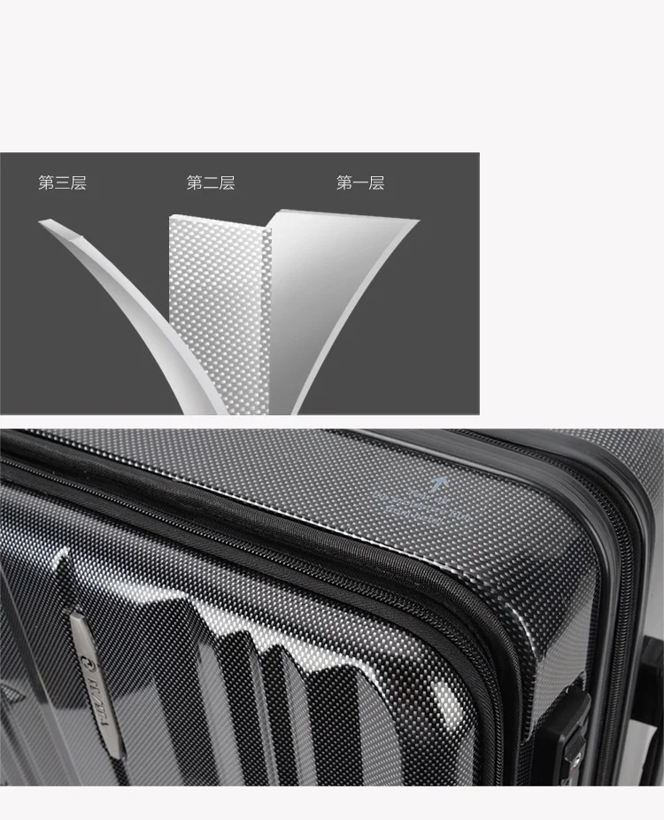 20 дюймов PC компьютер Loptopr чемодан кабина дорожная коробка TAS замок ручной клади на колесиках