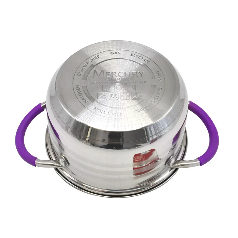 Кастрюля из нержавеющей стали кастрюля для приготовления пищи с крышкой