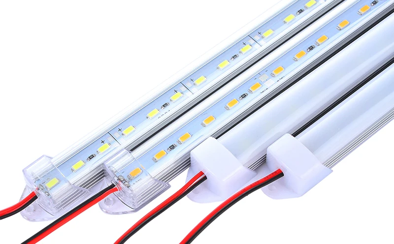 5 шт.* 50 см с фабрики 10С до 50 см DC 12 В SMD5730 светодиодный жесткий светильник для светодиодной ленты с крышкой ПК DIY светодиодный светильник