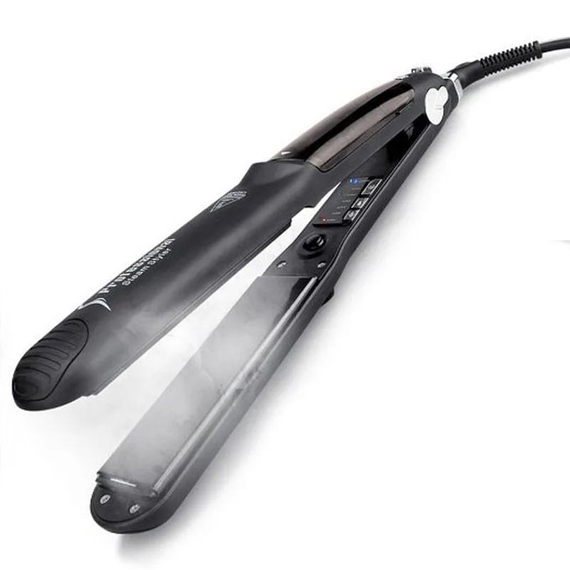 Пара Функция Flat Iron Турмалин Керамика пара профессиональный выпрямитель для