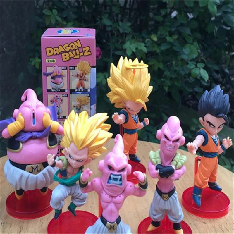6 шт./лот Dragon Ball Цифры Супер Саян vegetto/Гохан/Gotenks/Majin Буу/Мужские Шорты для купания