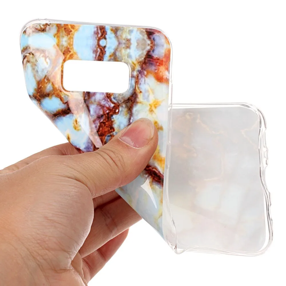 Крутой Модный мягкий тонкий чехол накладка из ТПУ с рисунком в виде трещин белого