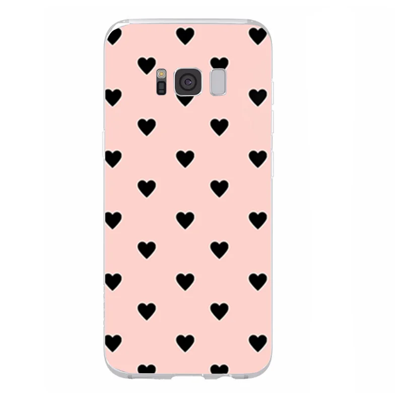 Чехол для Samsung Galaxy S7 Edge S8 S9 Plus Note 9 J3 J6 2016 A50S A30S A50 A30 Love Heart модный простой чехол