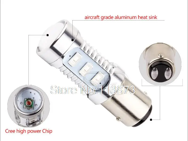 2 шт. Автомобильные светодиодные лампы 1157 BAY15D 12 led 5630|led light stand|led groundled |