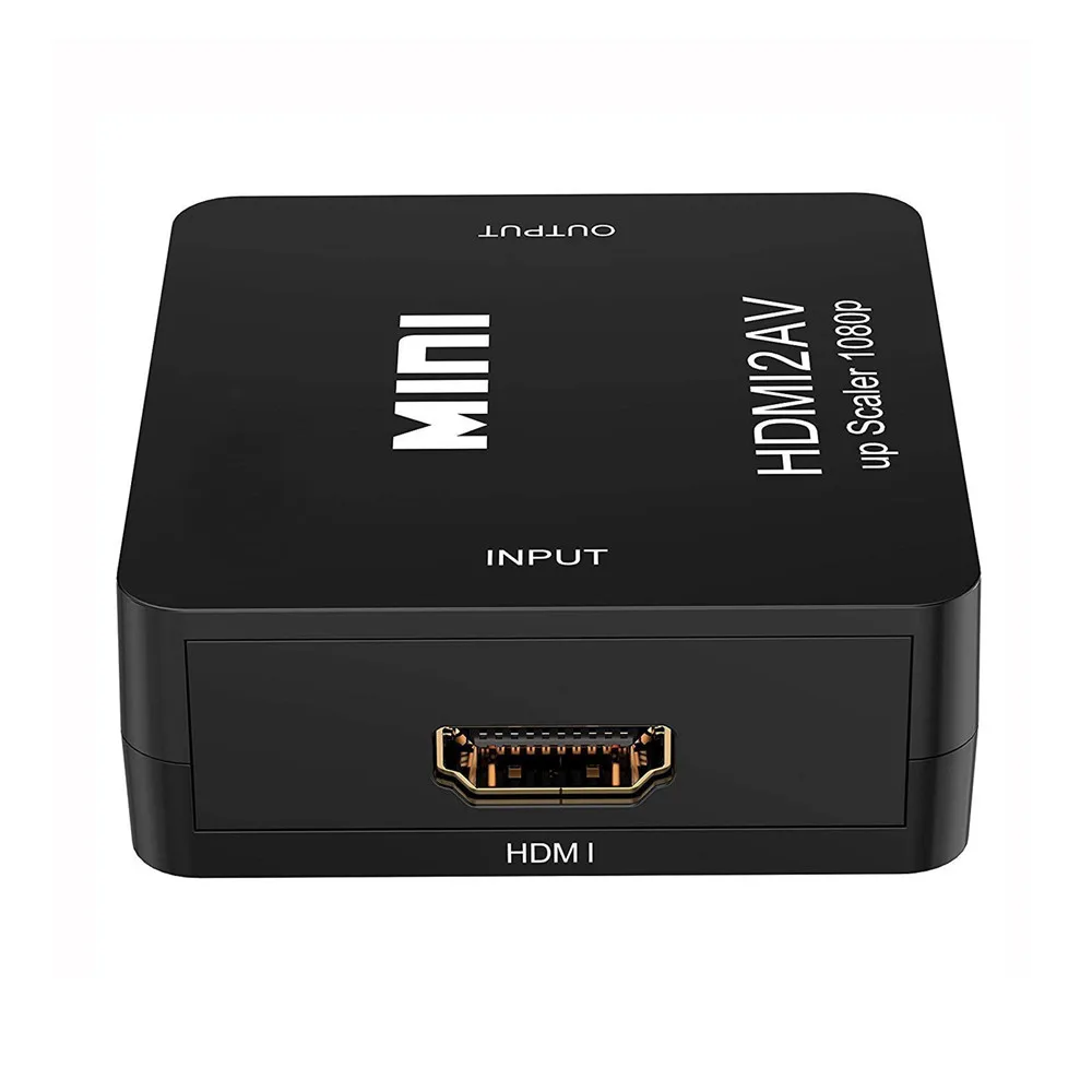 Zeadow HDMI в RCA 1080P AV 3RCA CVBS композитный видео аудио конвертер адаптер Поддержка PAL/NTSC с