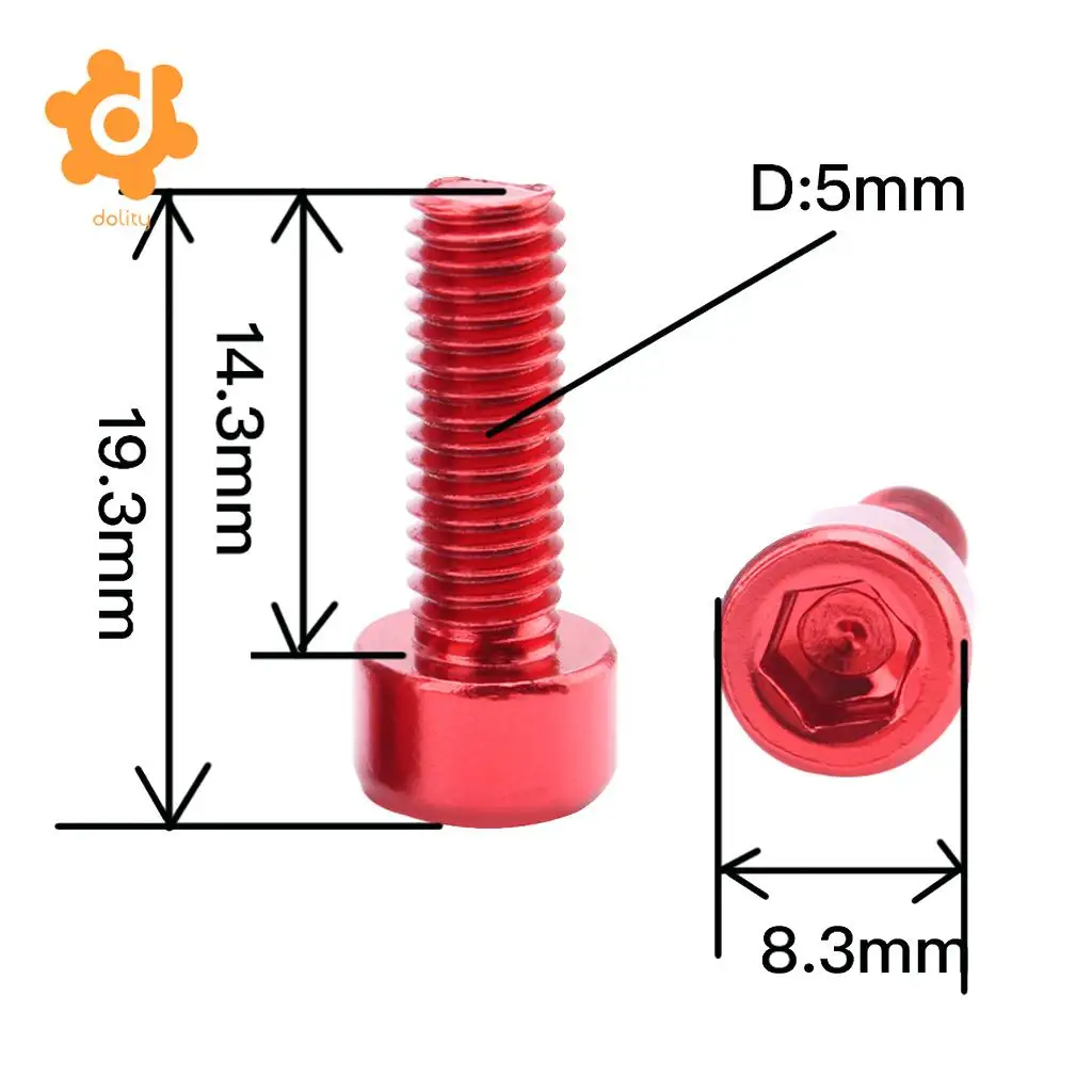 4 шт. алюминиевый сплав клетка для бутылки с водой болт держателя винты розетки
