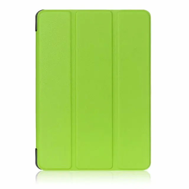 Для huawei MediaPad T3 10 Чехол Флип Кожа PU Smart Стенд чехол принципиально для huawei MediaPad T3 10 AGS-L09 AGS-W09 9," Tablet - Цвет: Зеленый