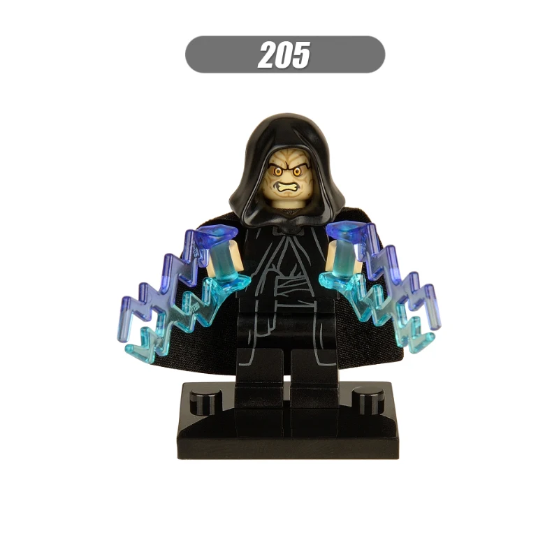 Darth Sidious Одна распродажа, космические войны, Пробуждение силы, Чубакка, Кайло Рен Хан, Solo, Супер герои, строительные блоки, кирпичи, игрушки для детей, X0104 - Цвет: Darth Sidious
