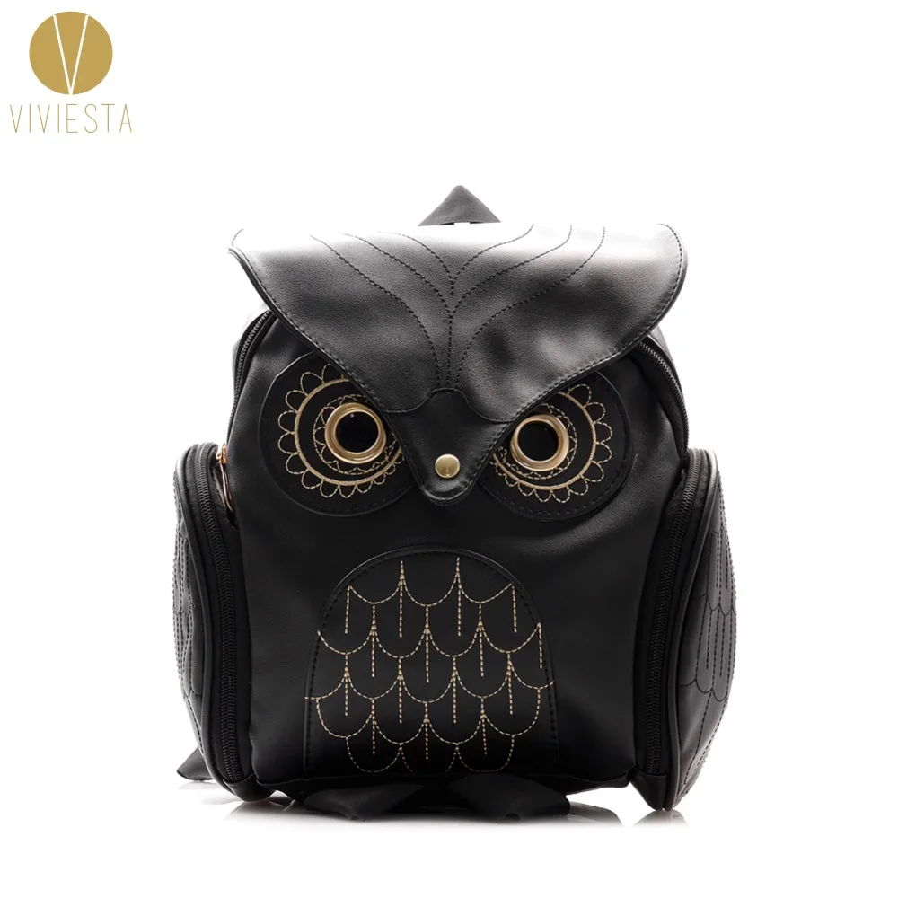 Стильный готический рюкзак с совой для женщин лето 2019 модная Милая школьная