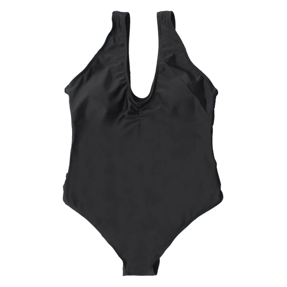 Maillot de bain femme grande taille triquini 2019 женский цельный бикини с принтом пуш ап пляжный