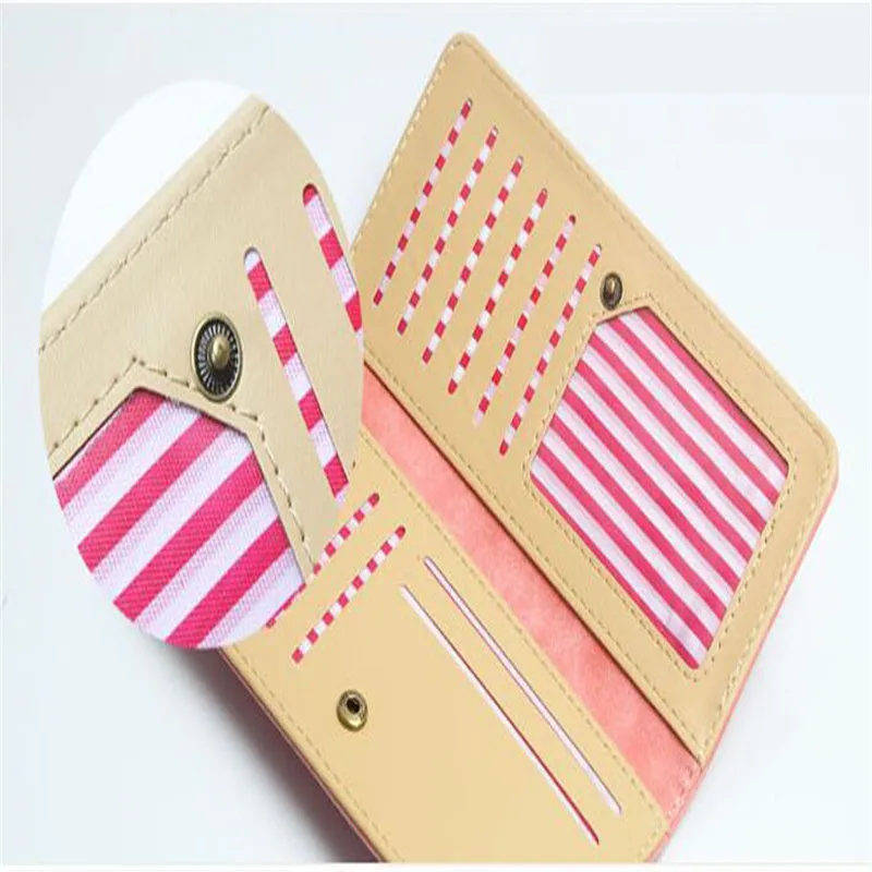 ADM 2016 Женская Мода дамы Длинные Кошельки Кошелек Женский Матовая кожа Ретро