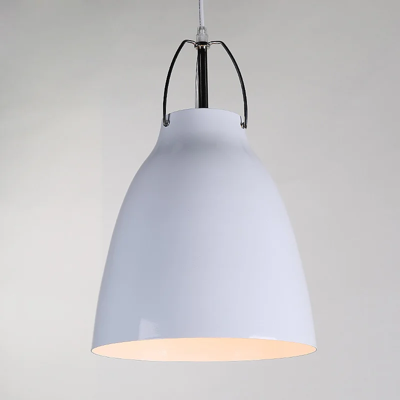 Modern Simple D25/40cm Caravaggio white/black dining room restaurant pendant light lamp Aluminium kitchen hanging luminaire | Освещение