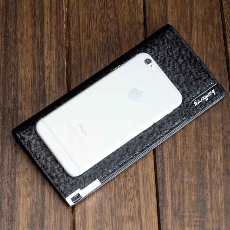 2017 baellerry тонкий Бизнес Для Мужчин's Женские Кошельки Твердые искусственная кожа