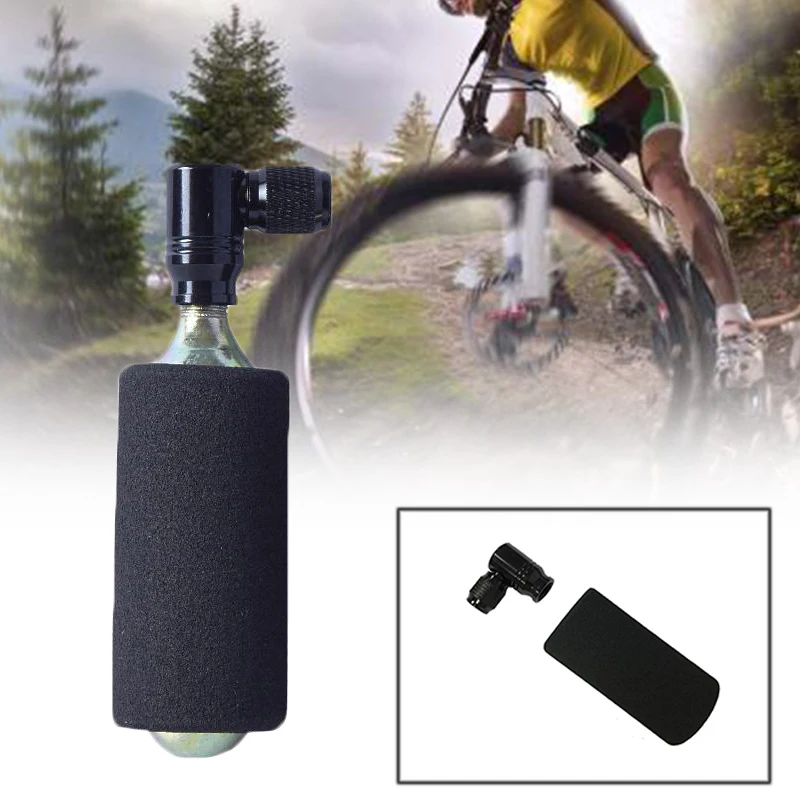 Газовый насос для накачки шин CO2 велосипедный из алюминиевого сплава велоспорта