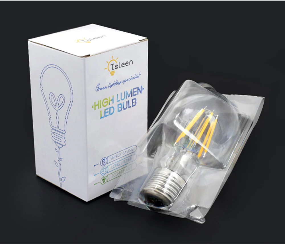 

12Pcs ST64 E27 Lamp A60 E14 LED Filament Dimmable G45 Retro Glass Edison 220V Candle Bulb Replace Incandescent Light Chandeliers