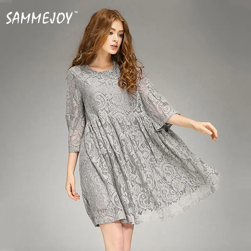 Sammejoy плюс Размеры оригинальный Дизайн уникальный свободные одноцветное Кружево