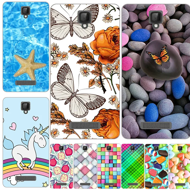 Оригинальный цветной мобильный телефон чехол s для ZTE Blade L110 A110 защитные задние