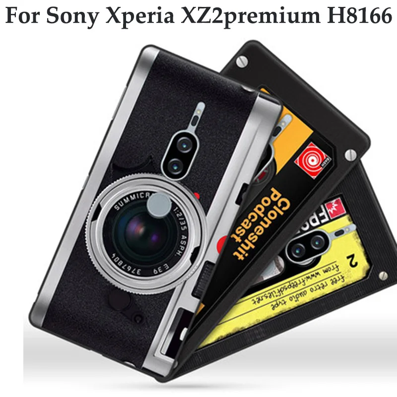 Чехол премиум класса для Sony Xperia XZ2 мягкие чехлы с мультипликационным Ретро