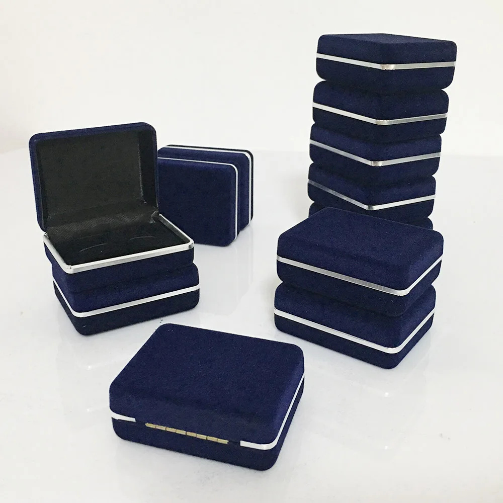 Горячая продажа бархатный подарок запонки коробка 2 цвета Gemelos случае коробки