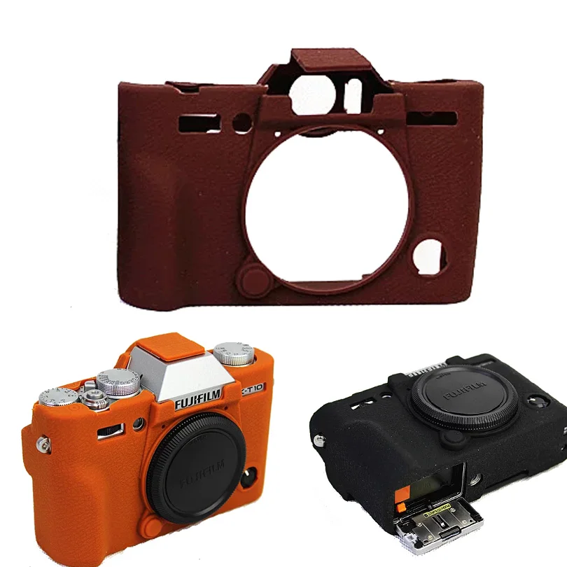 Мягкий защитный силиконовый Камера чехол кожного покрова сумка Обложка для Fuji XT10