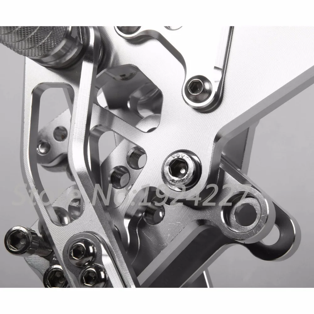 8 видов цветов CNC Rearsets для Triumph Daytona 675 2006-2014 задний комплект мотоциклетные