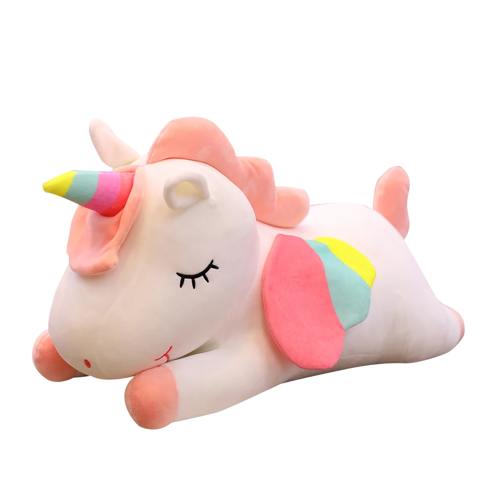 Западный миф Pusheen большой Плюшевый единорог игрушки Мягкая Плюшевая Кукла единорог с крыльями мягкая подушка девочка подарок на день рождения Единорог