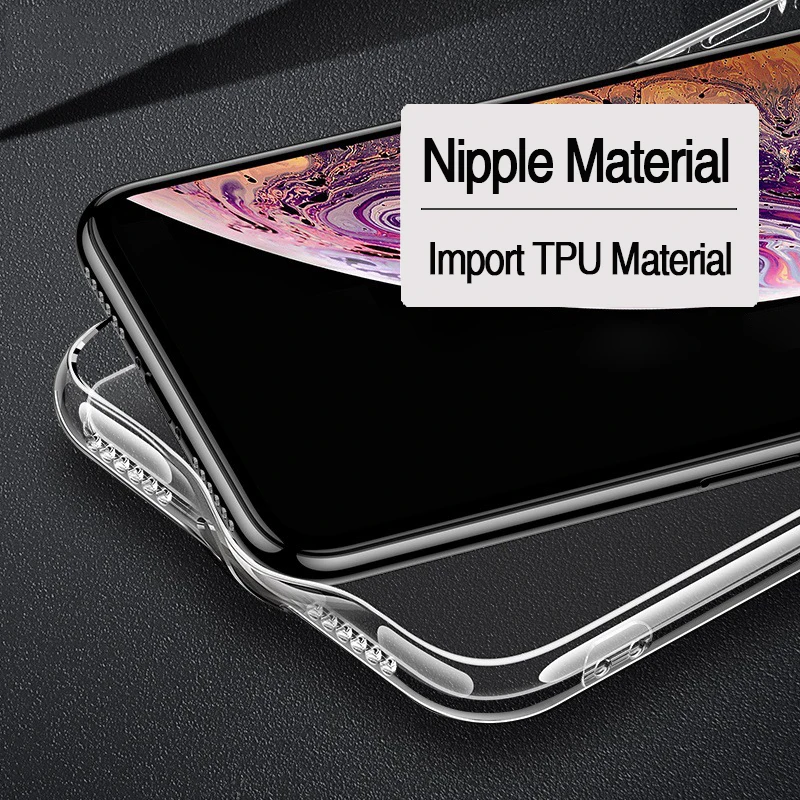 LYMOC прозрачный 6D стеклянный чехол s для iphone XR X XS Max 7 8 Plus противоударный Прозрачный Простой чистый Модный чехол для телефона